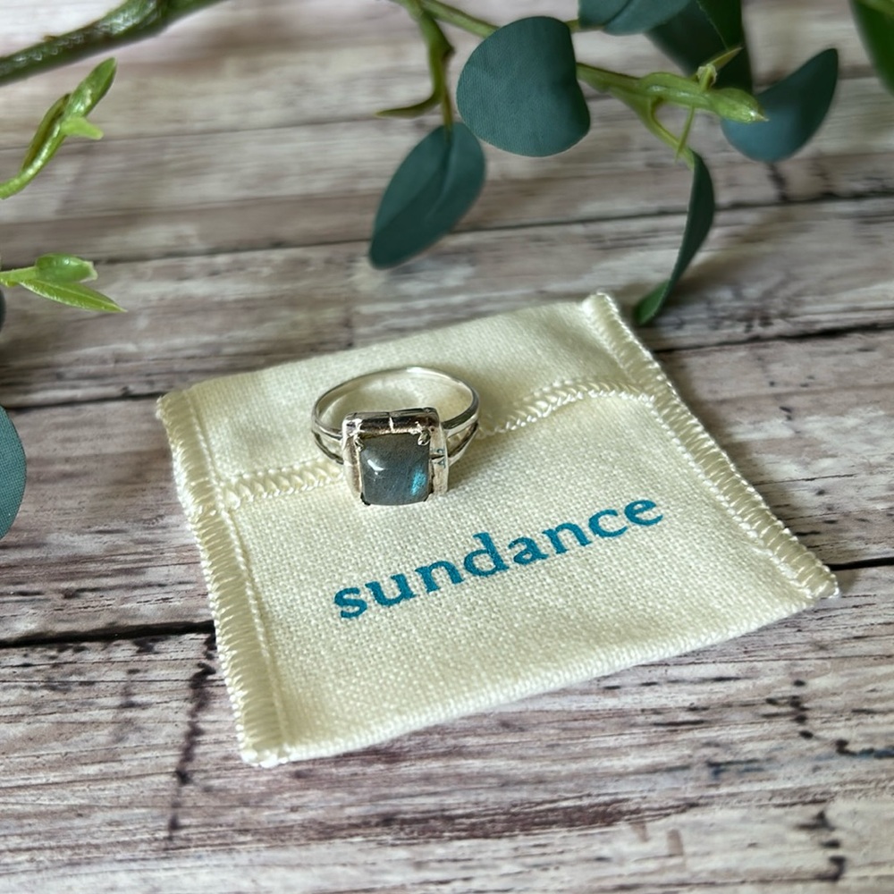 NWOT Sundance Sterling Silver Labradorite Ring (Size: 9.25) - Picture 8 of 15